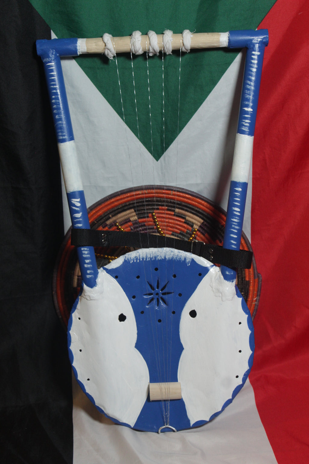 Large Tamboor (Blue/White)