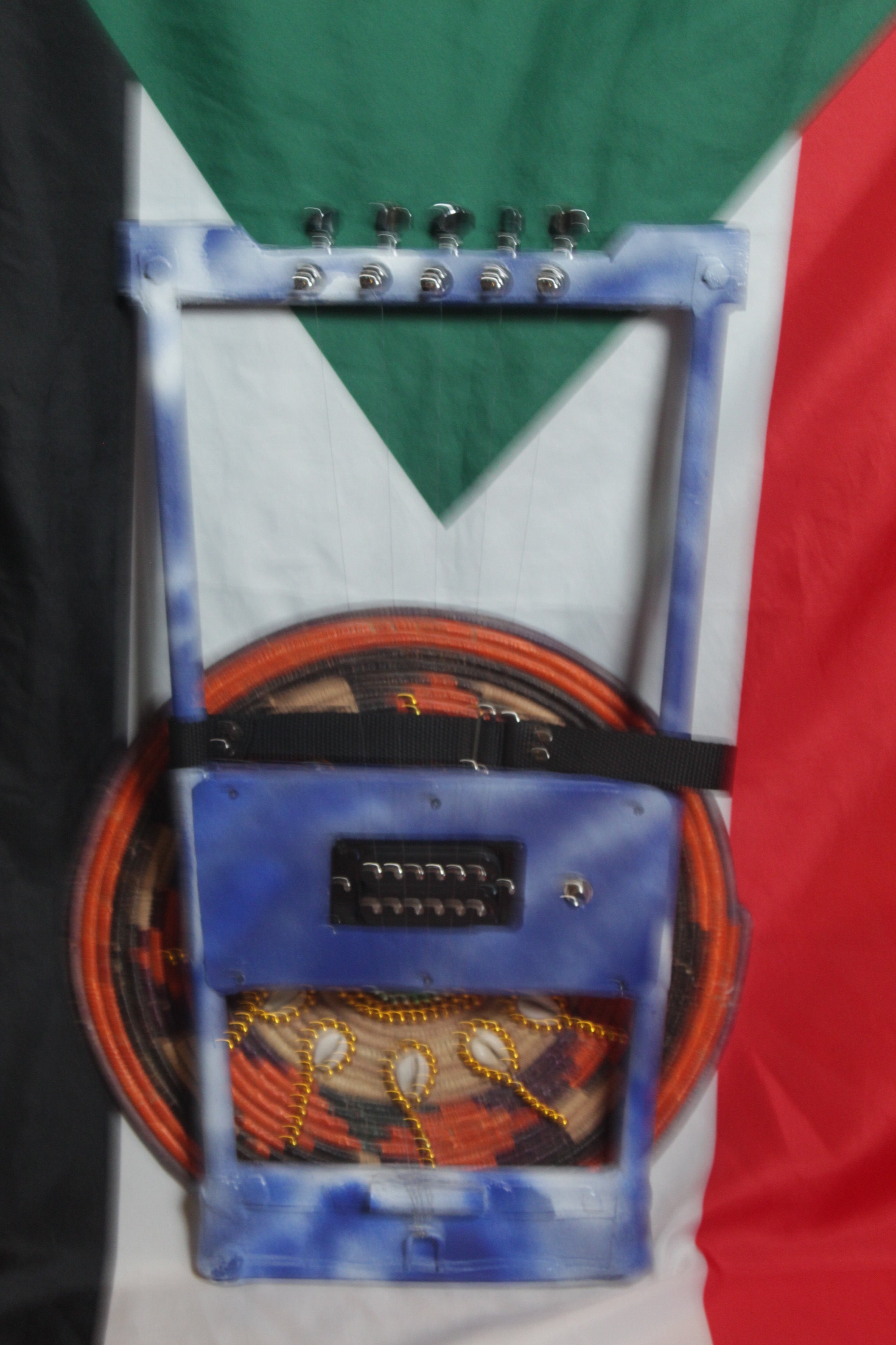 Electric Tamboor (Blue/White)