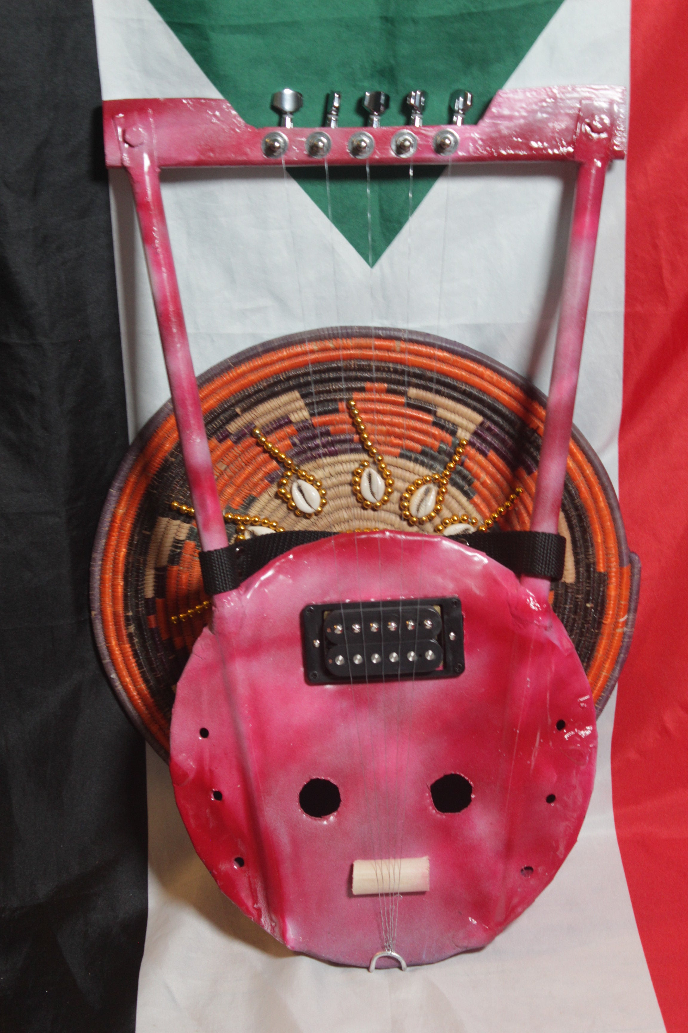 Electric Tamboor (Red/White)